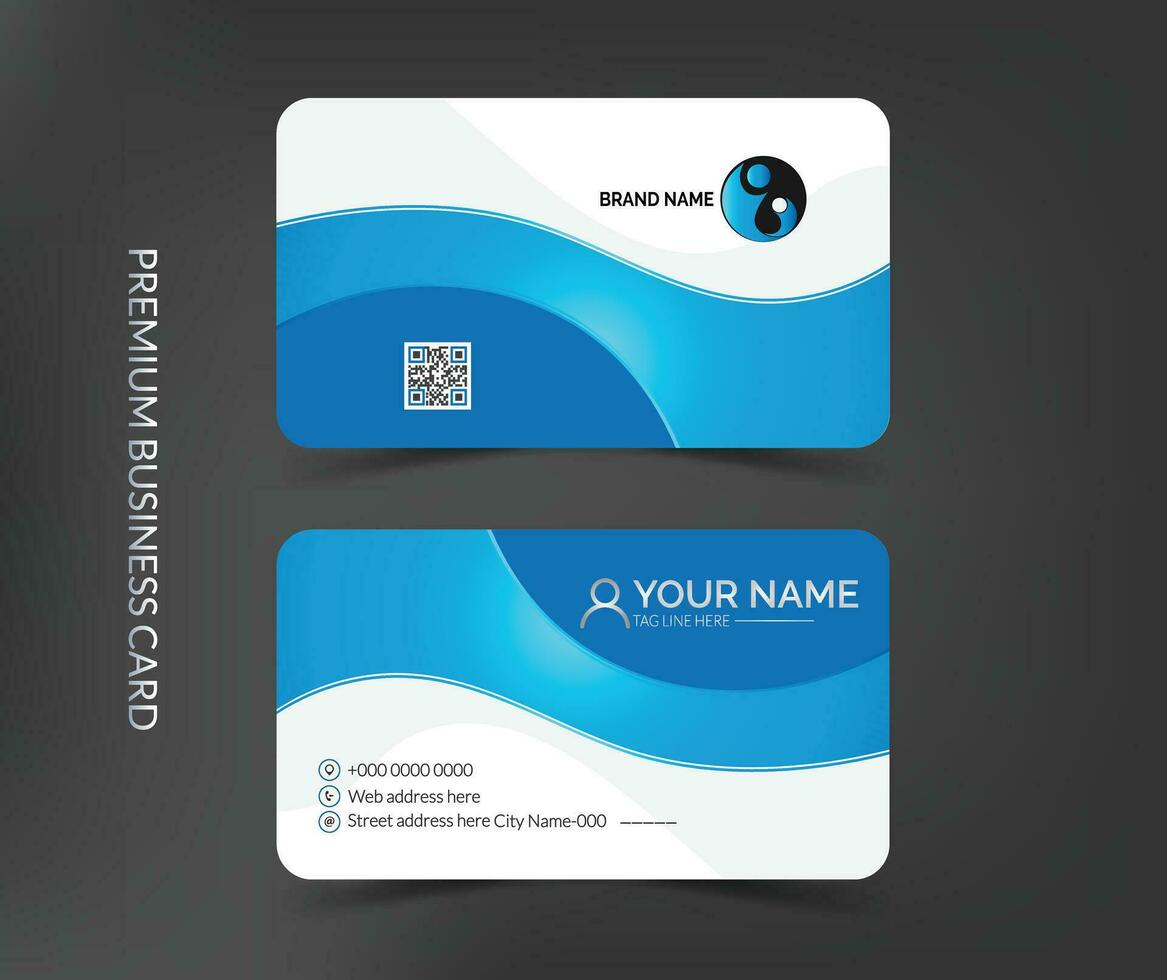 Elegant business card template vector