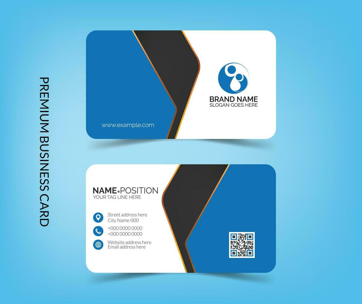 Elegant business card template vector