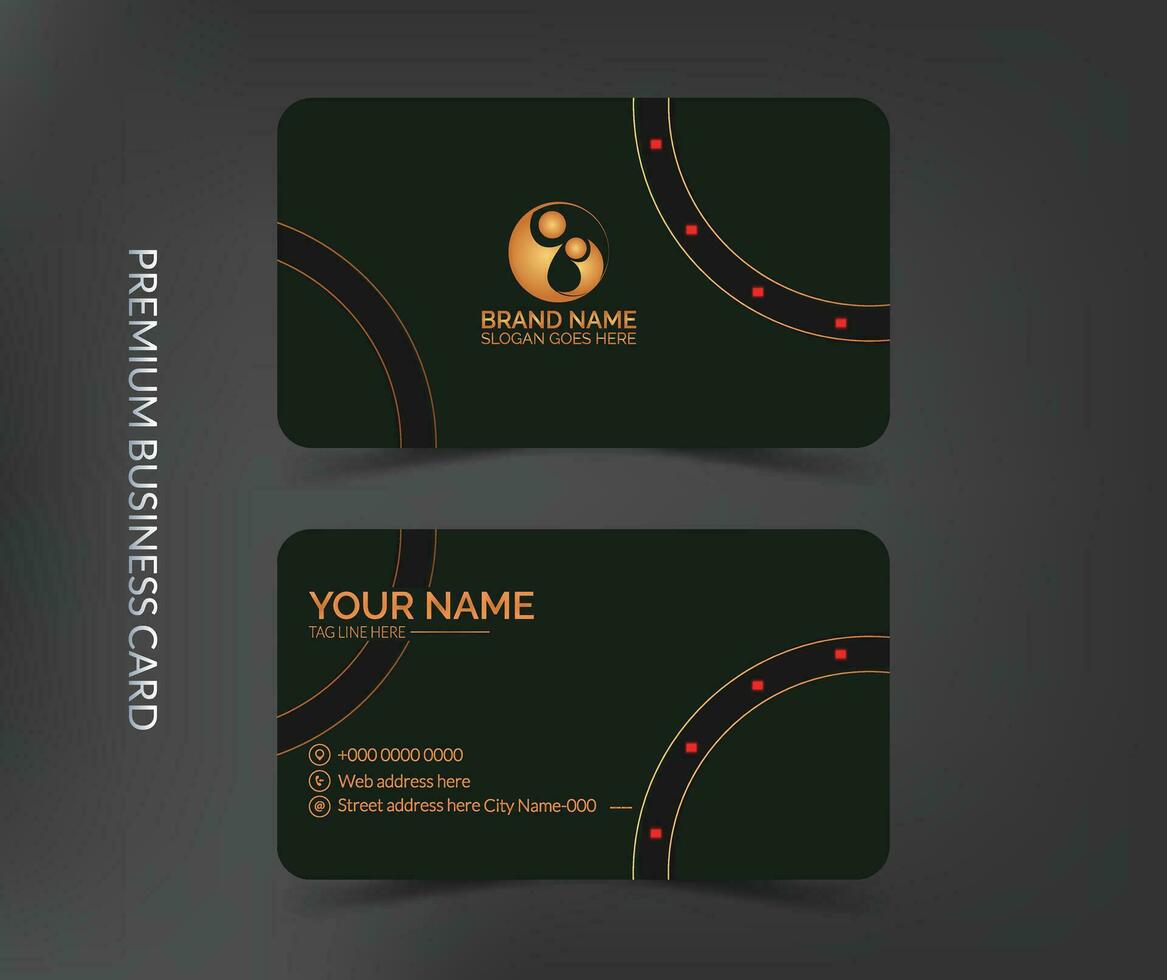 Creative luxury business card,Luxury visiting card design template,Professional luxury business card template design vector
