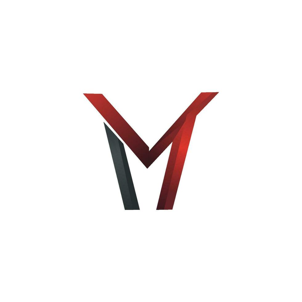 Creative letter M logo design,M modern letter logo design concept,M logo mark vector