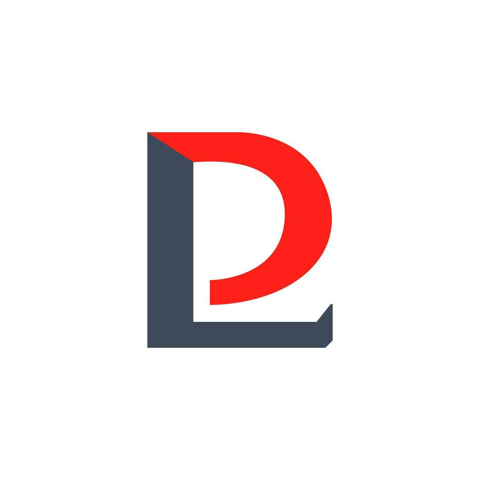 Creative letter DL logo design,DL modern letter logo design concept,DL logo mark vector