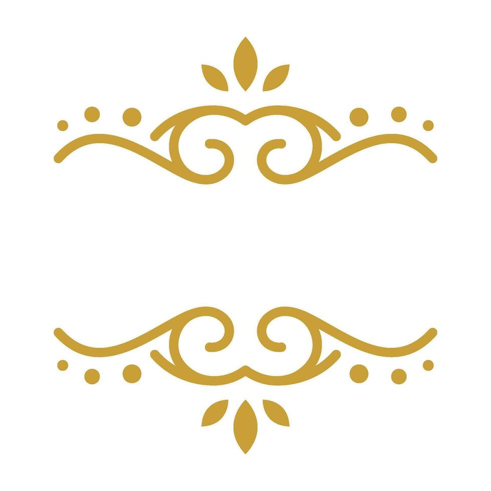 wedding ornament luxury frame design vector