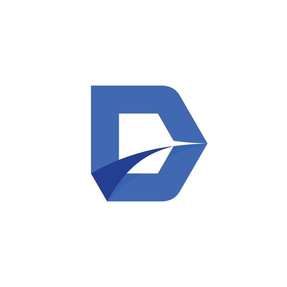 letter D logoicon for bussines and company vector