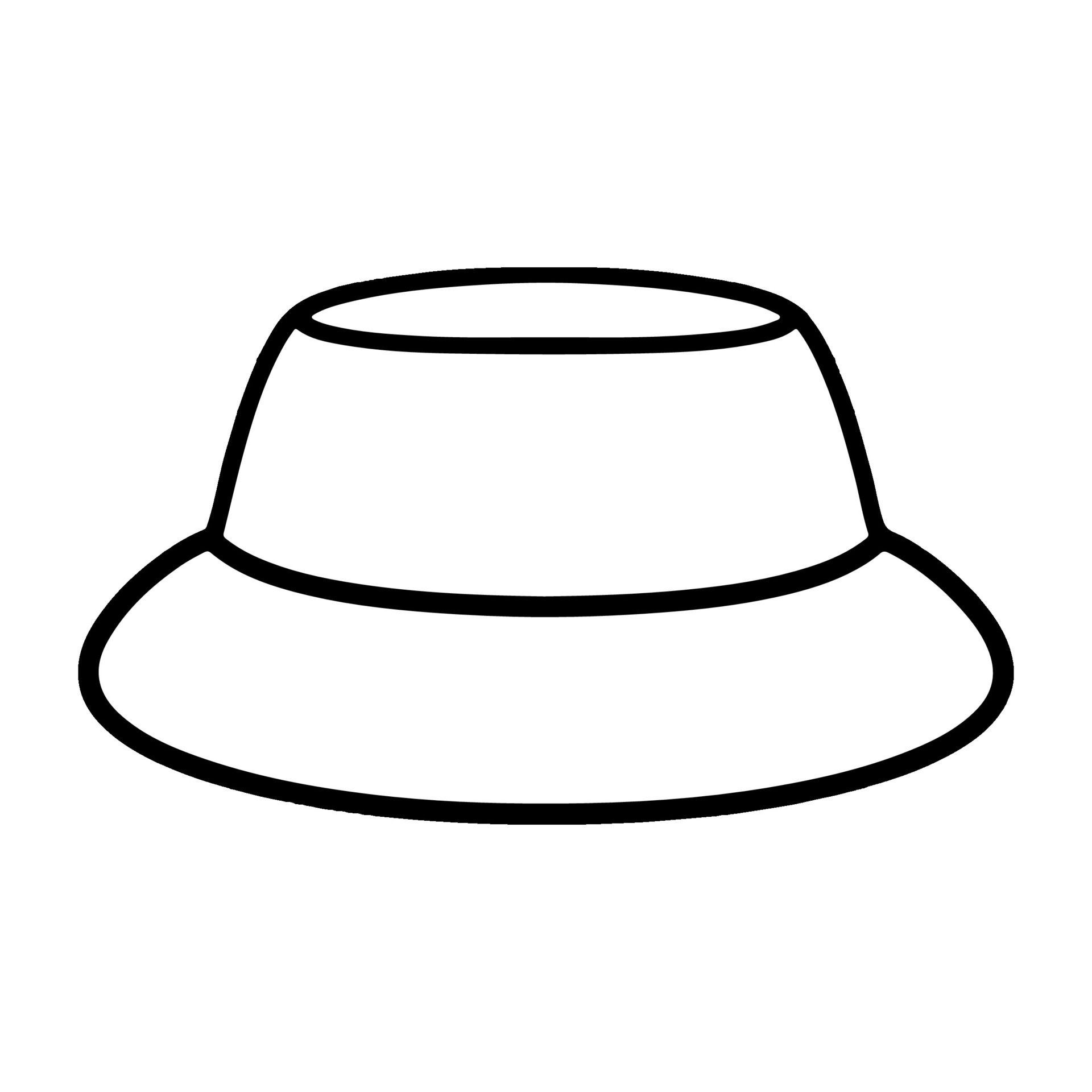 Colorful bucket hat vector digital illustration in cute and simple style 34460379 Vector Art at