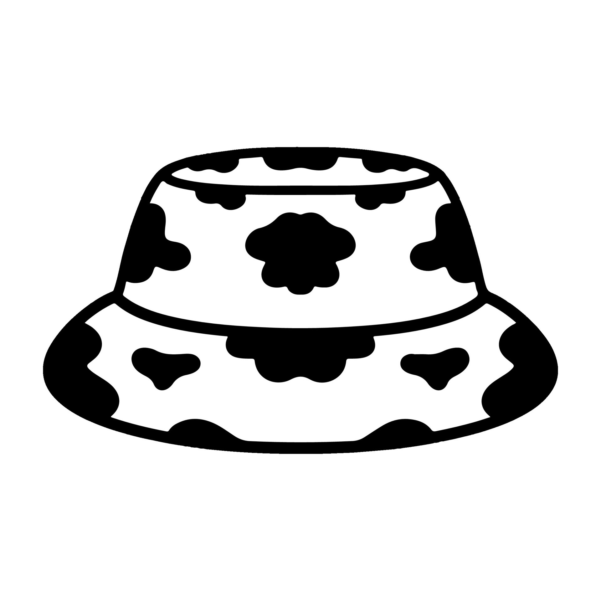 Colorful bucket hat vector digital illustration in cute and simple style 34460404 Vector Art at