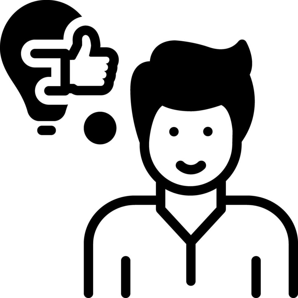 solid icon for understand vector