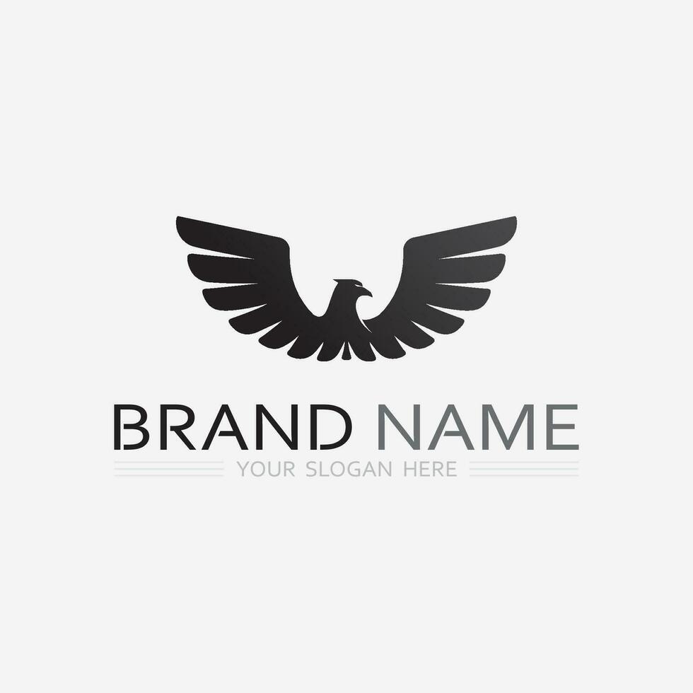 Wings logo vector icon symbol illustration design template