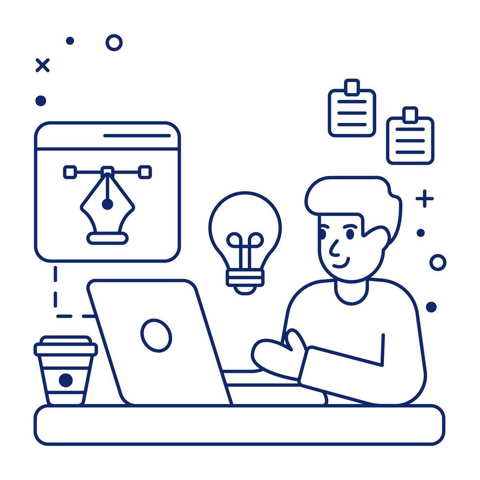 Premium download icon of creative designer vector