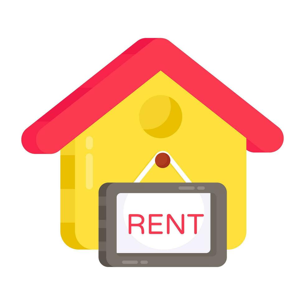 Creative design icon of home for sale vector