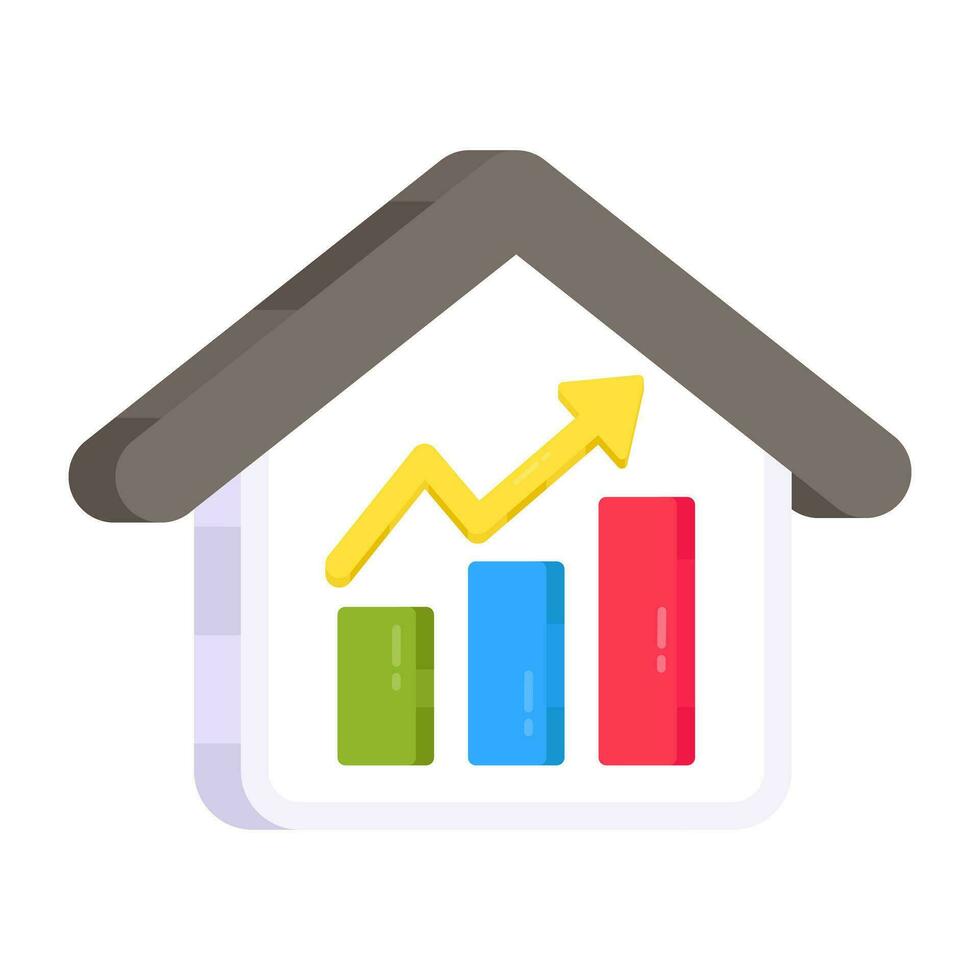 Creative design icon of home for sale vector