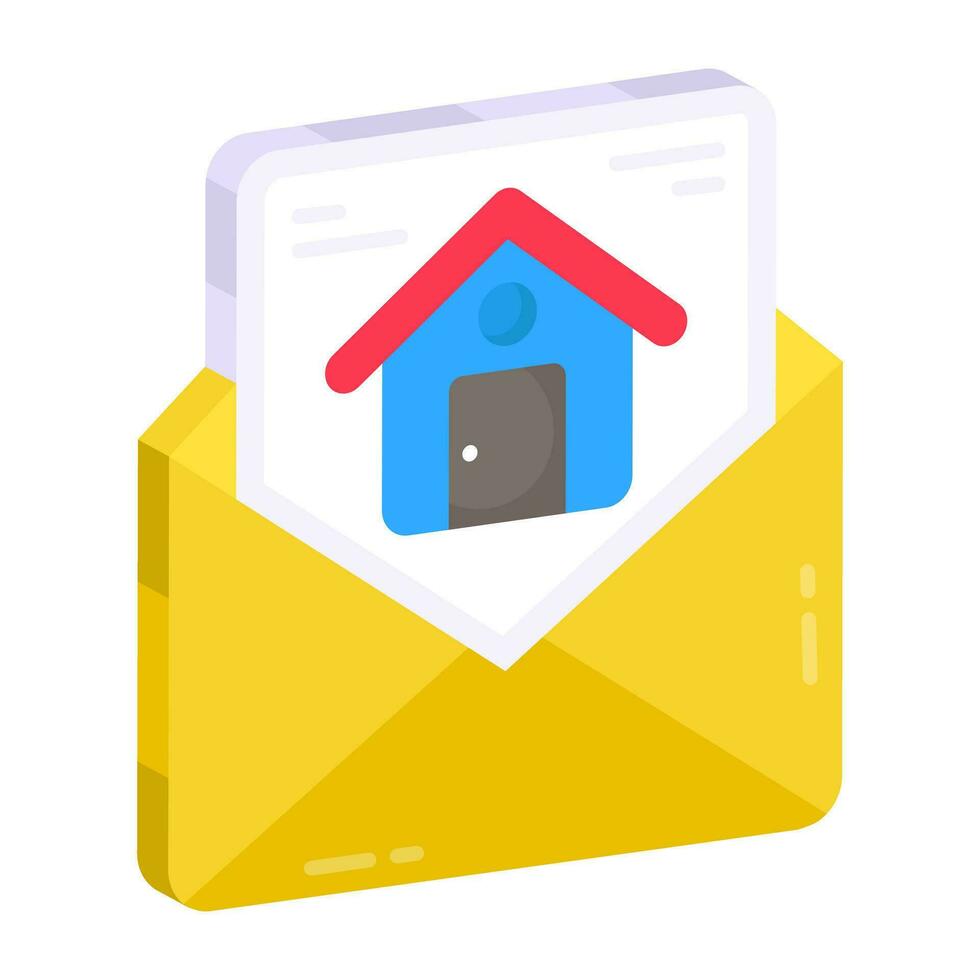 A unique design icon of property paper vector