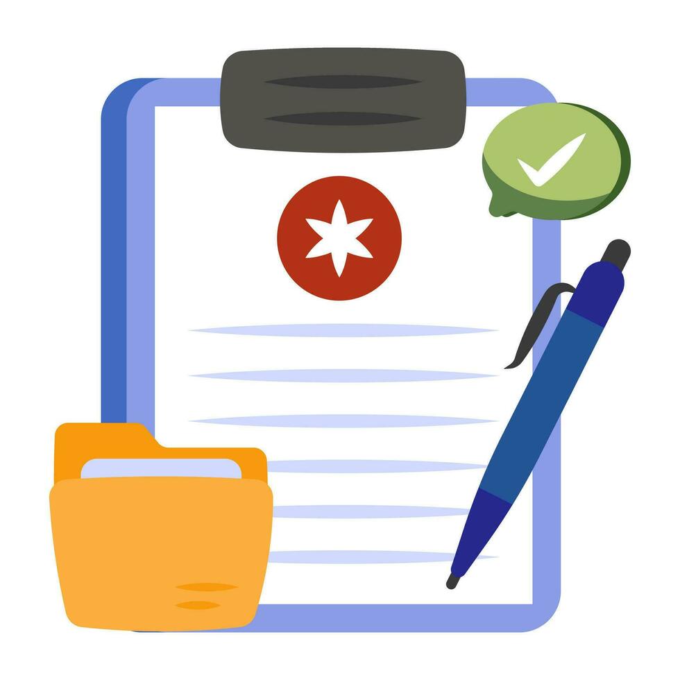 Trendy design icon of prescription writing vector