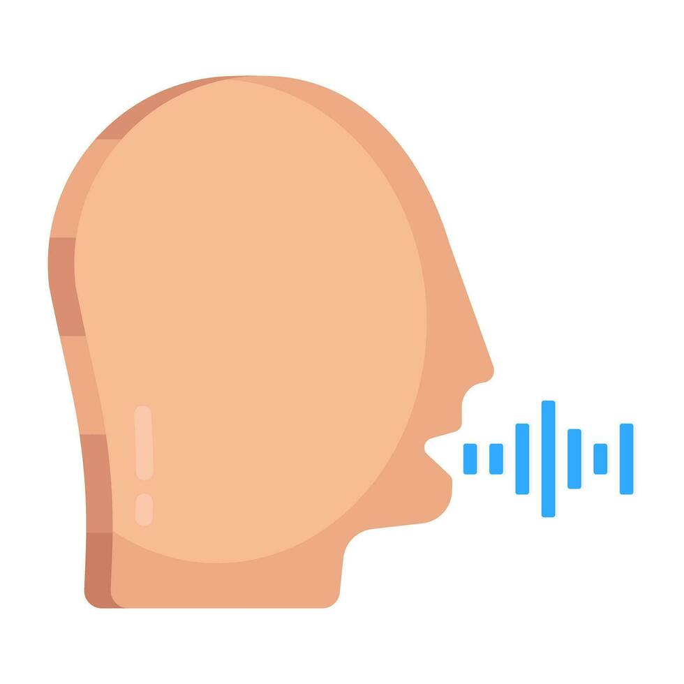 Modern design icon of voice recognition vector
