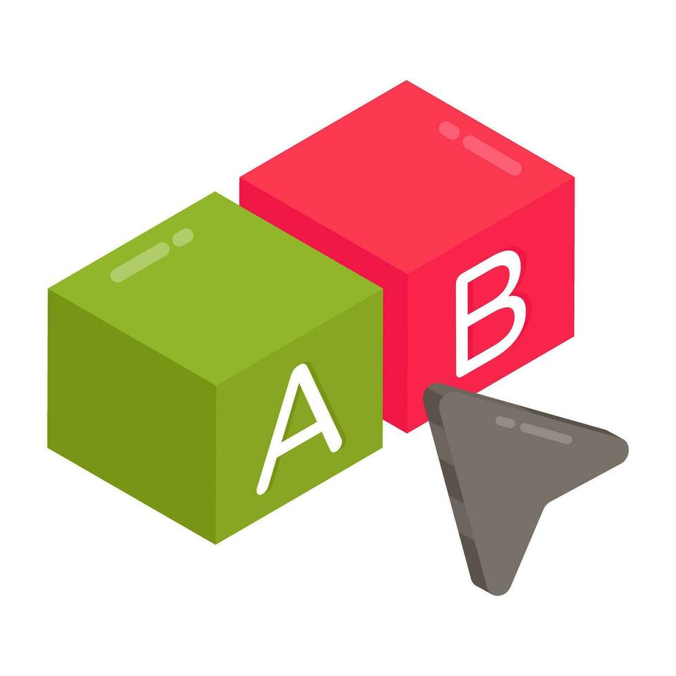 Vector design of ab test