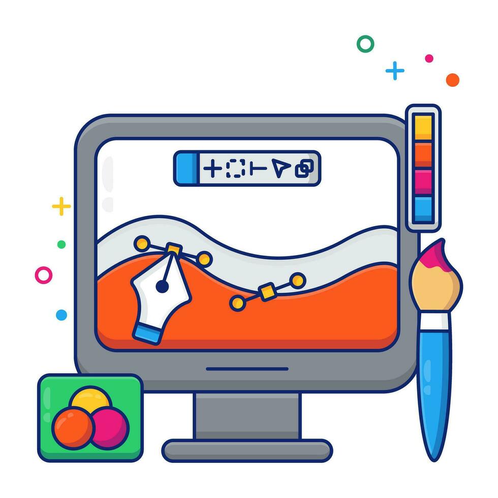 Perfect design icon of logo design vector