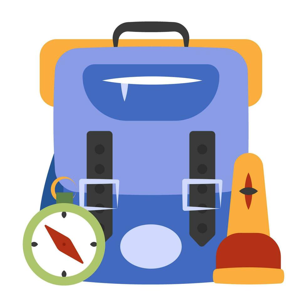 Premium download icon of backpack vector