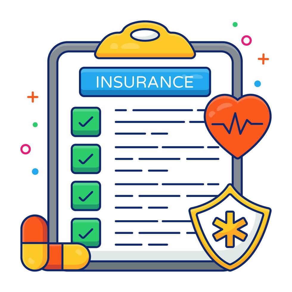 Trendy design icon of prescription writing vector