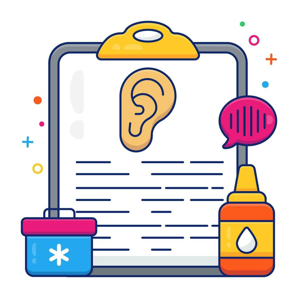 Trendy design icon of prescription writing vector