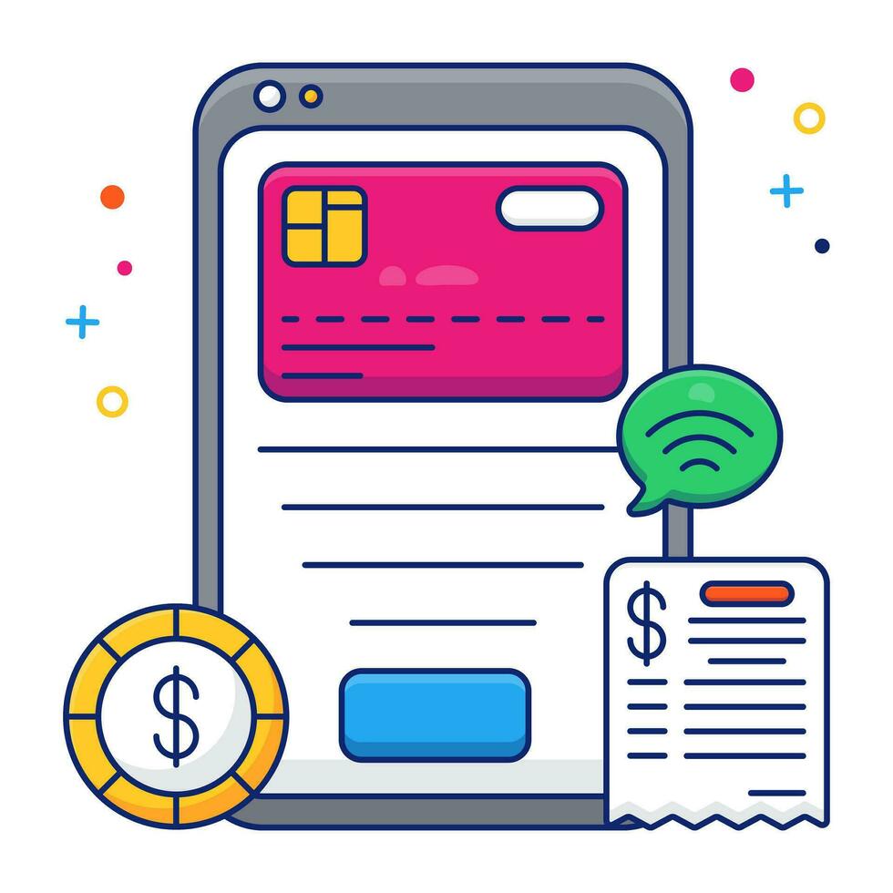 A premium download icon of balance sheet vector