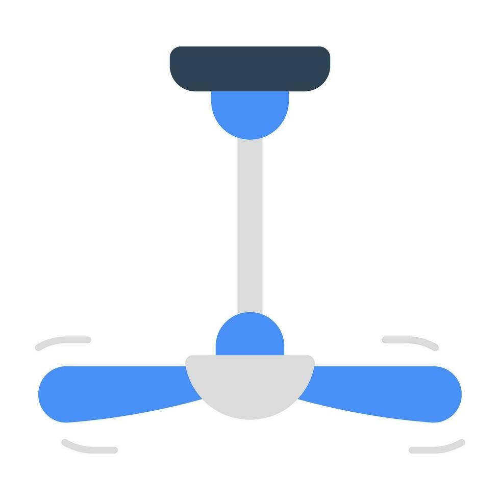 A modern design icon of ceiling fan vector