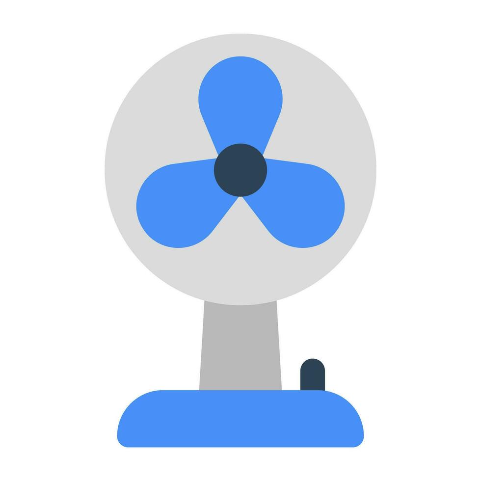 A modern design icon of table fan vector