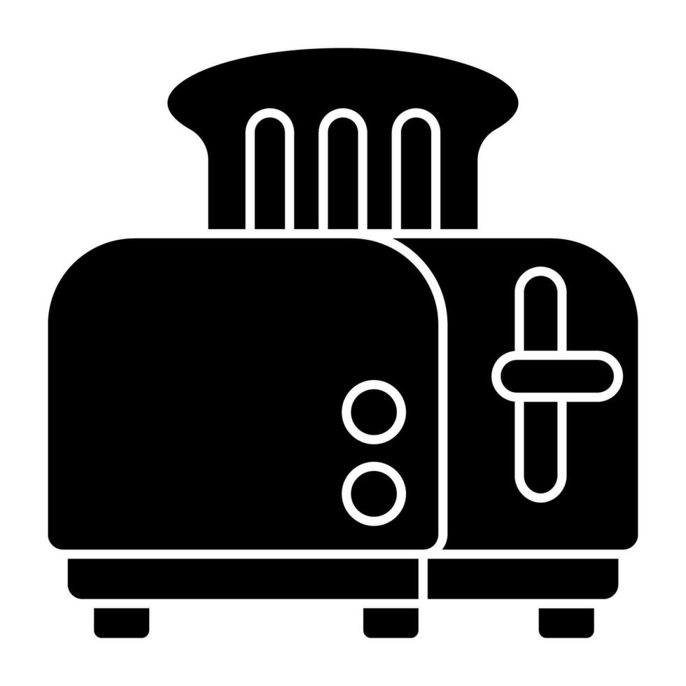 A unique design icon of toaster vector