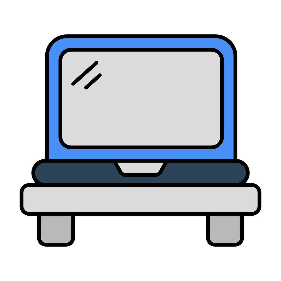 Modern design icon of laptop vector