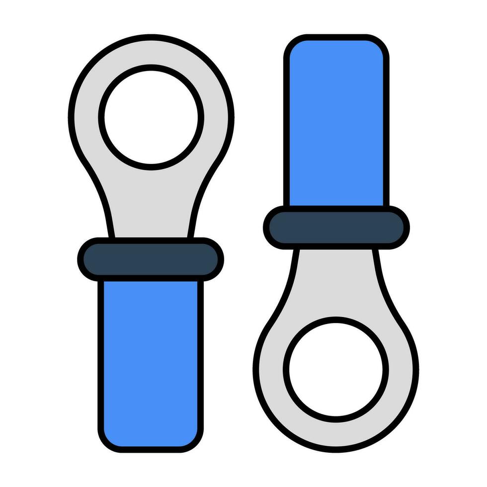 A perfect design icon of battery terminals vector