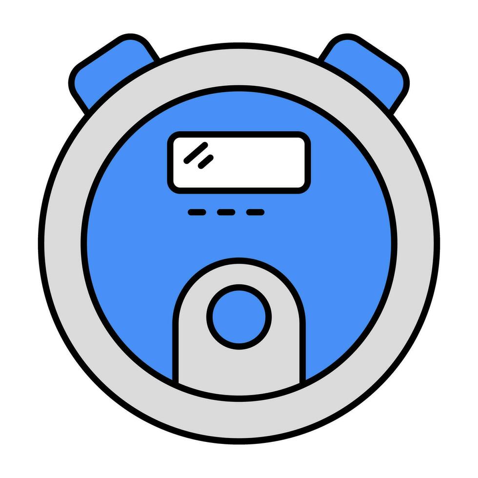Trendy vector design icon of roomba