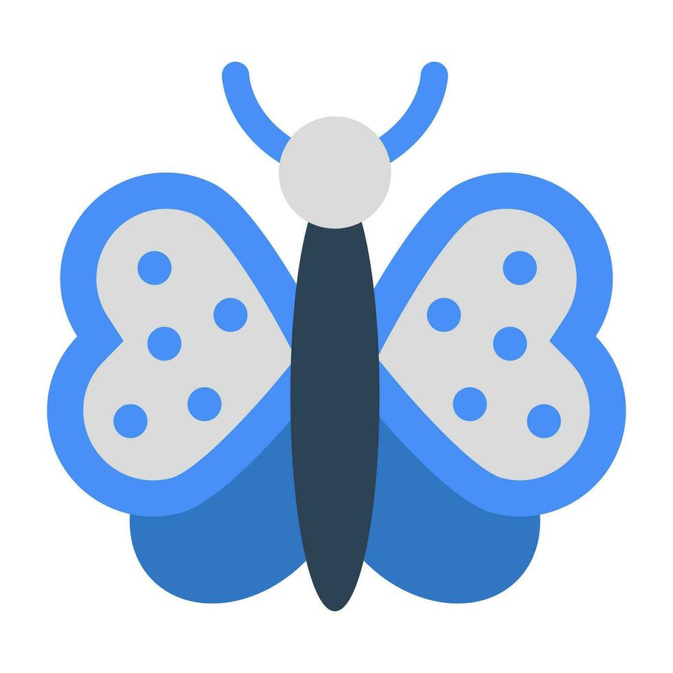 An icon design of butterfly vector