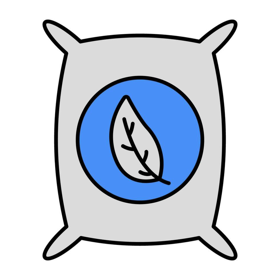 Vector design of fertilizer bag