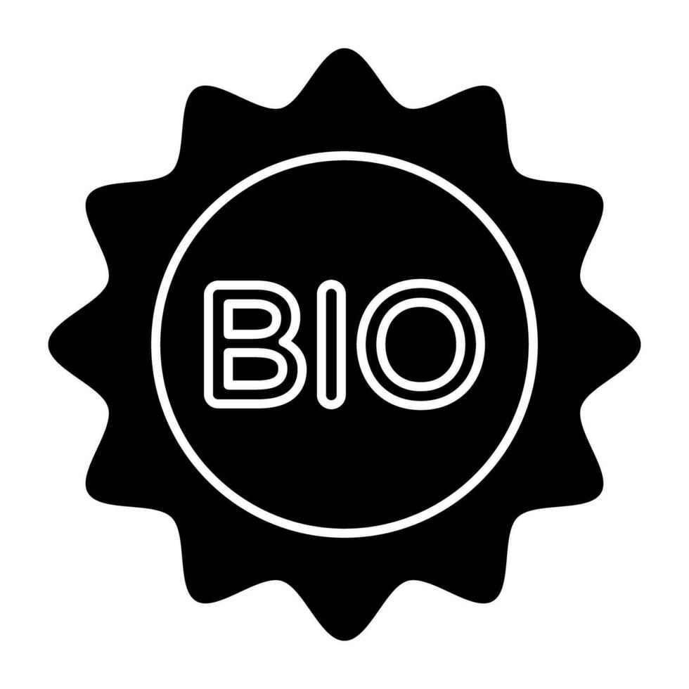 un icono diseño de bio vector