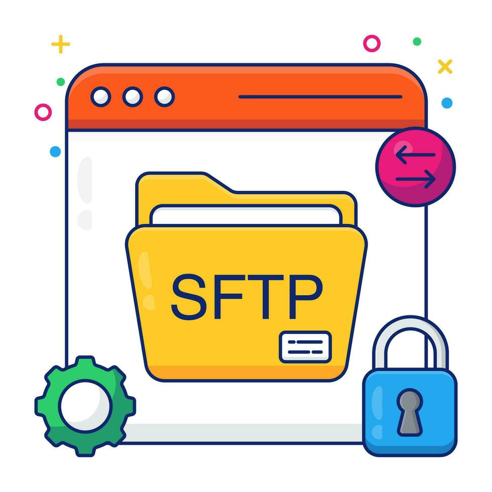 Sftp vector art icons and graphics for free download