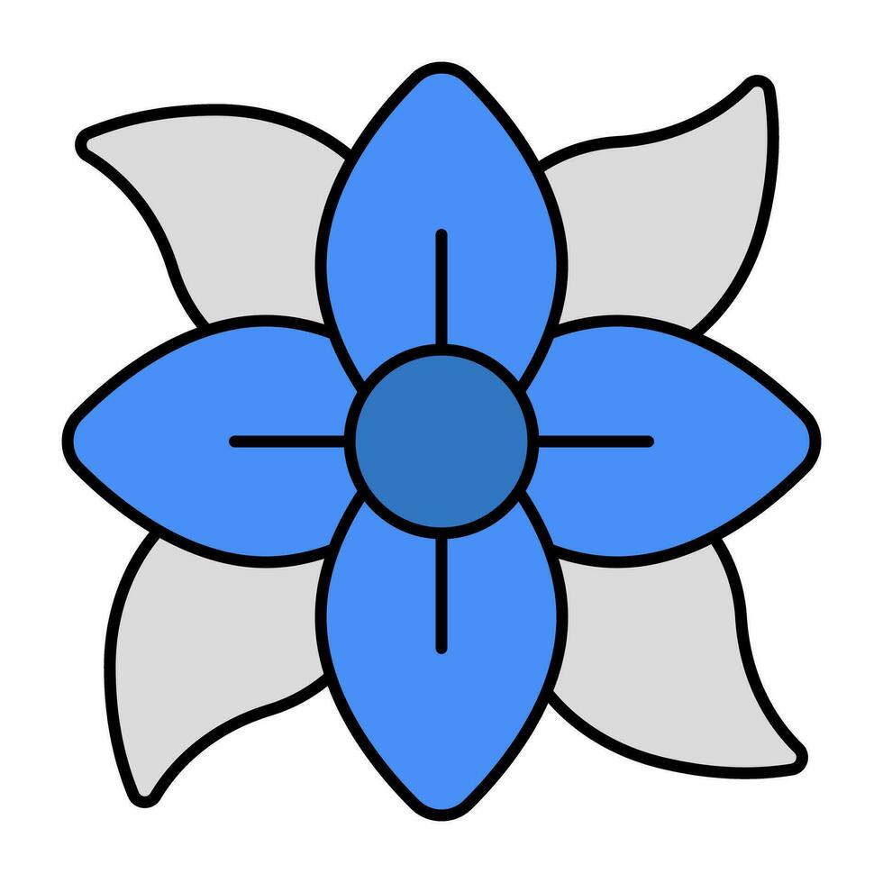 Modern design icon of flower vector