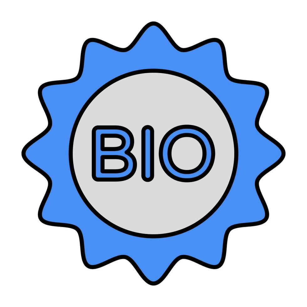 An icon design of bio vector