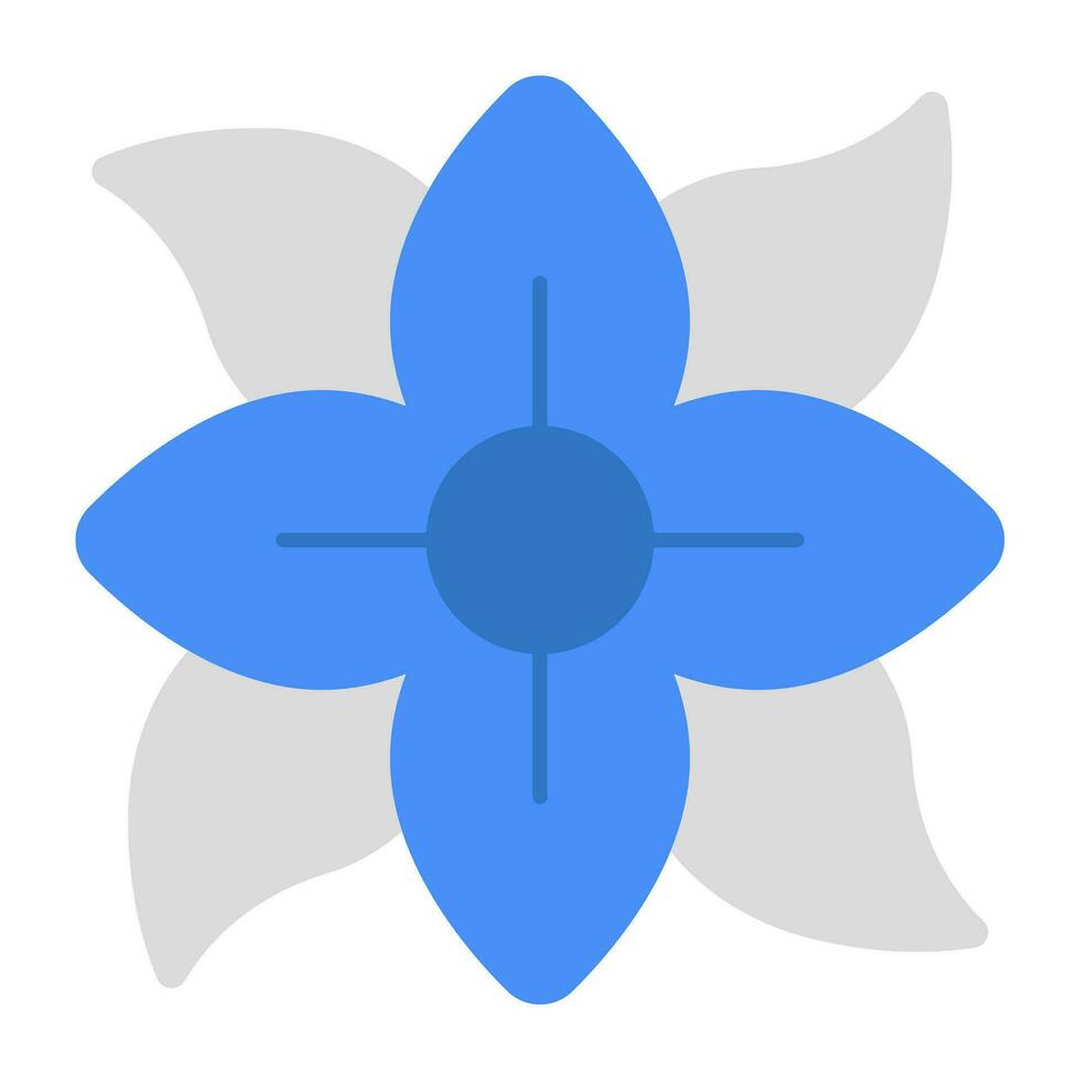 Modern design icon of flower vector