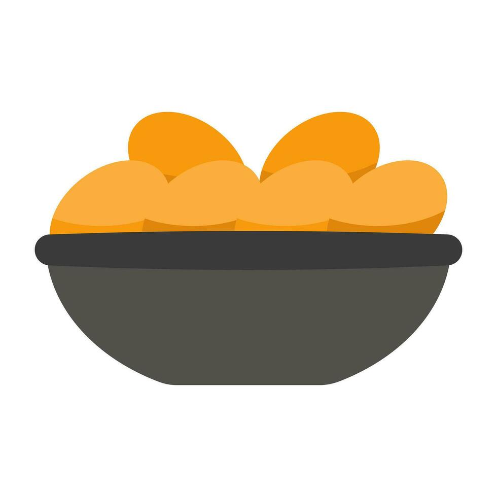 Modern design icon of food bowl vector