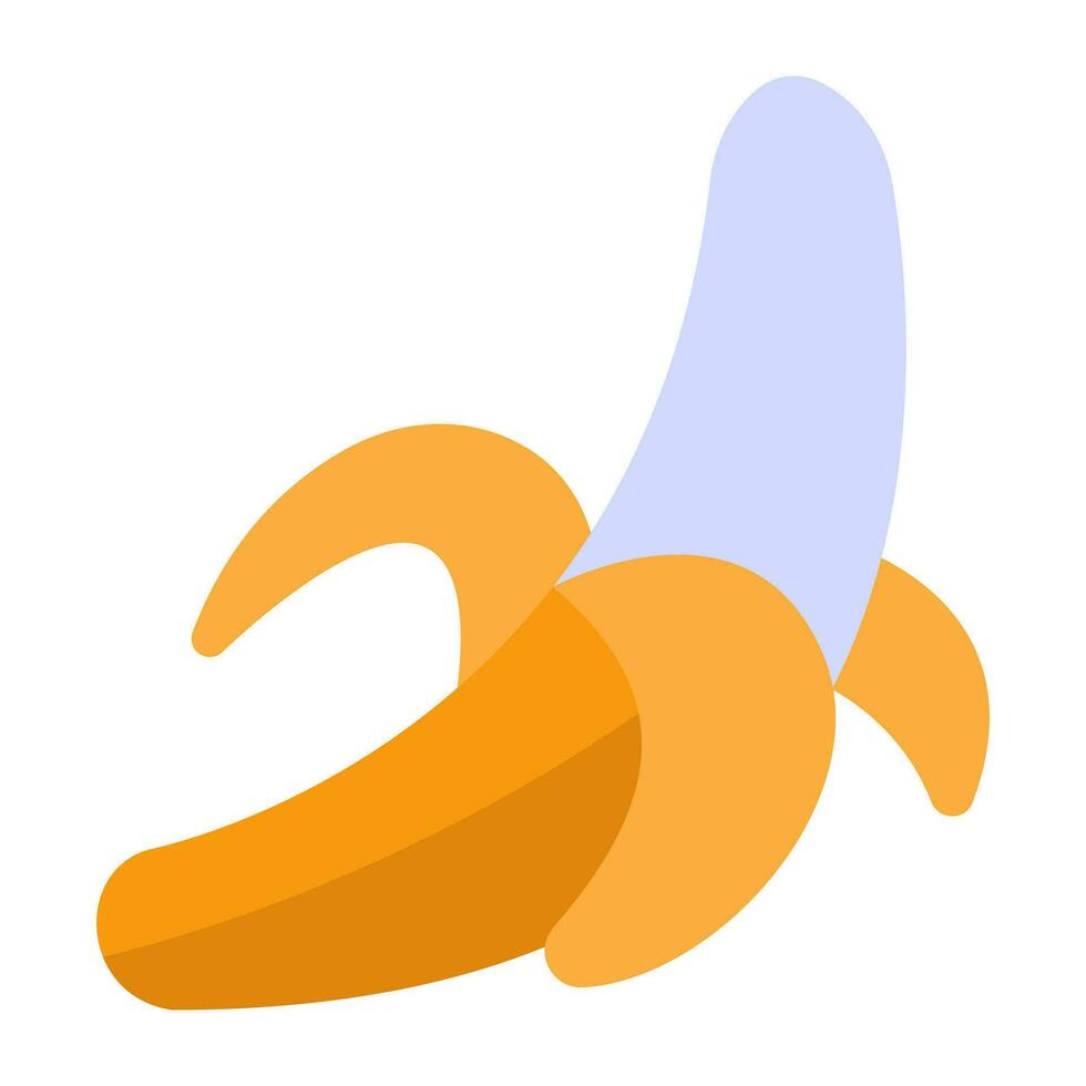 A beautiful design icon of banana fruit vector