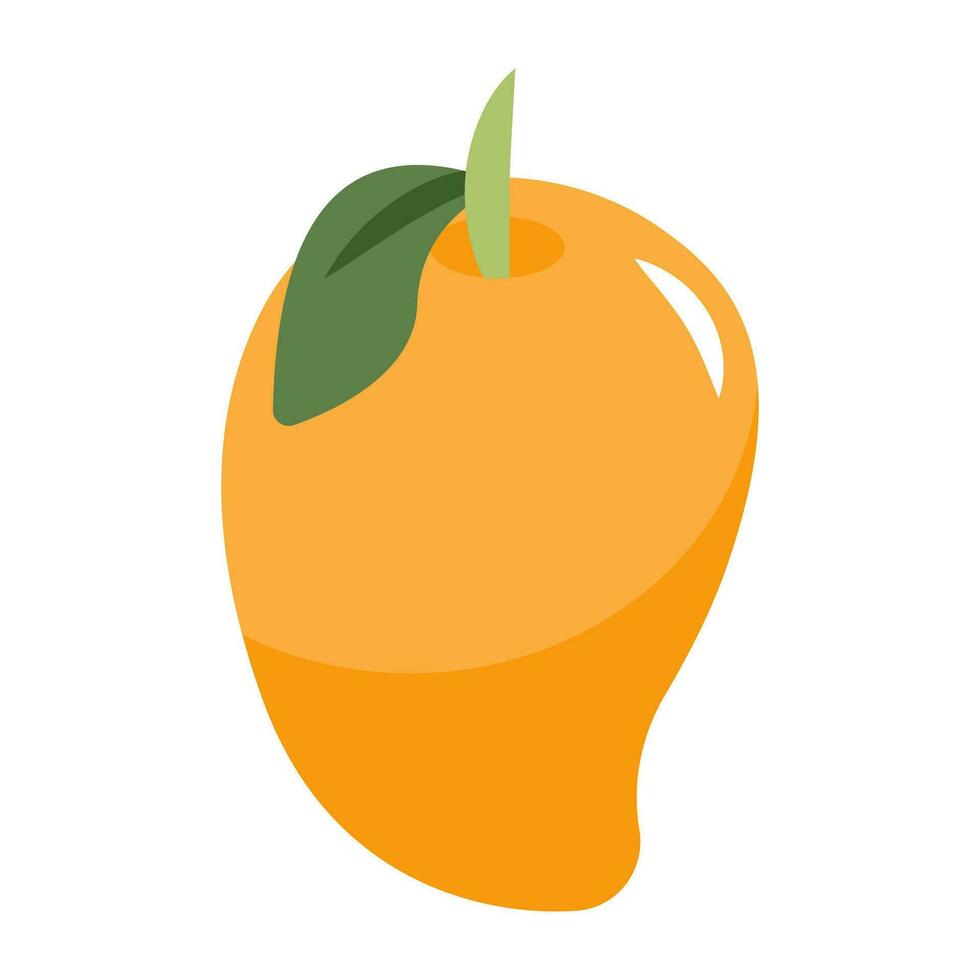 A beautiful design icon of mango vector