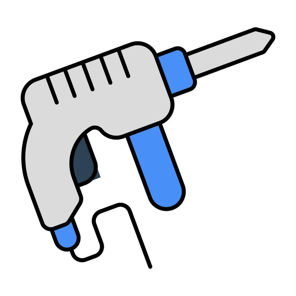 Premium download icon of drilling machine vector