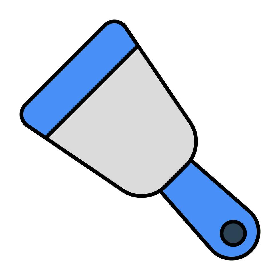 Vector design of trowel, linear icon