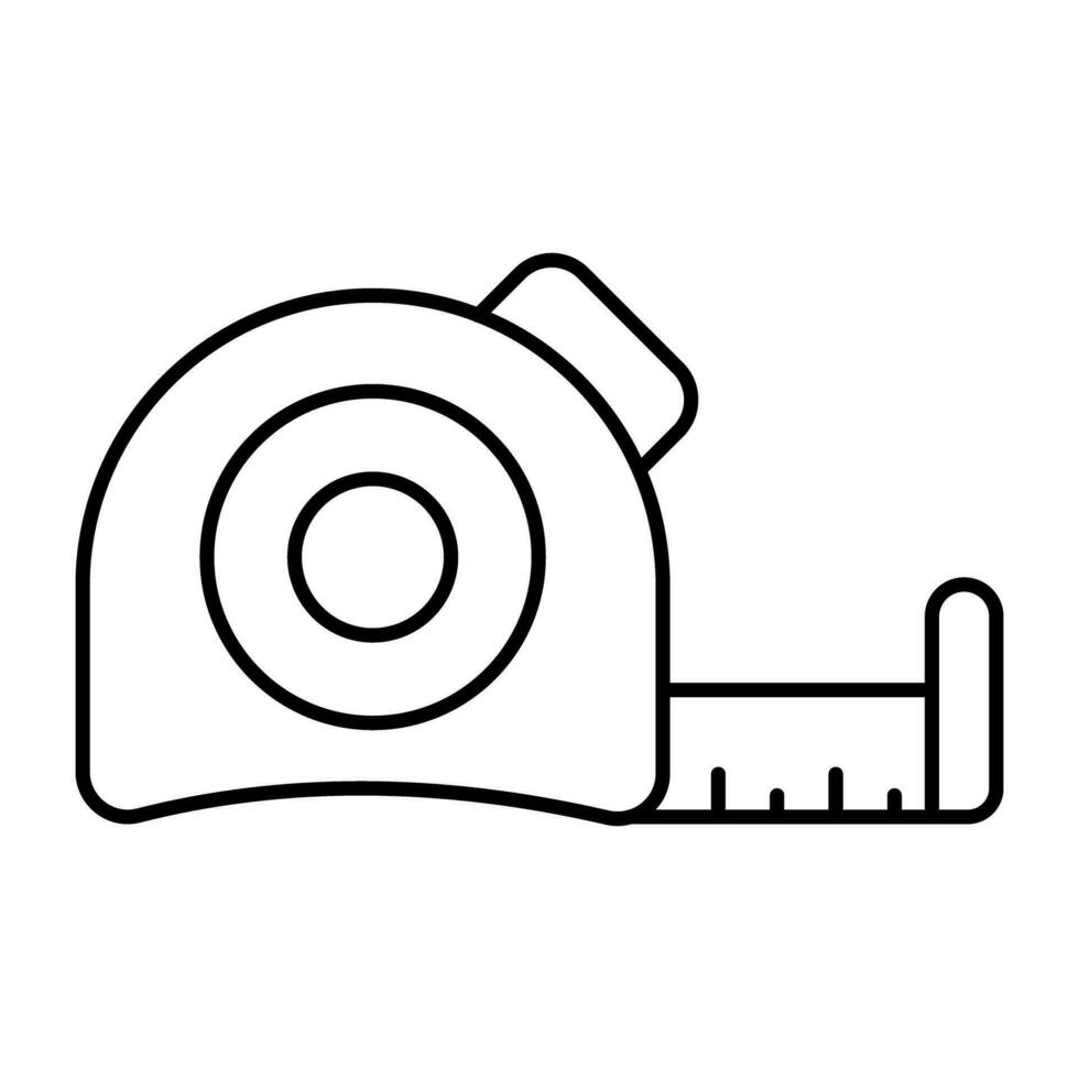 Unique design icon of inches tape vector