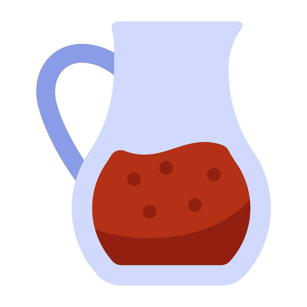 Modern design icon of juice jug vector