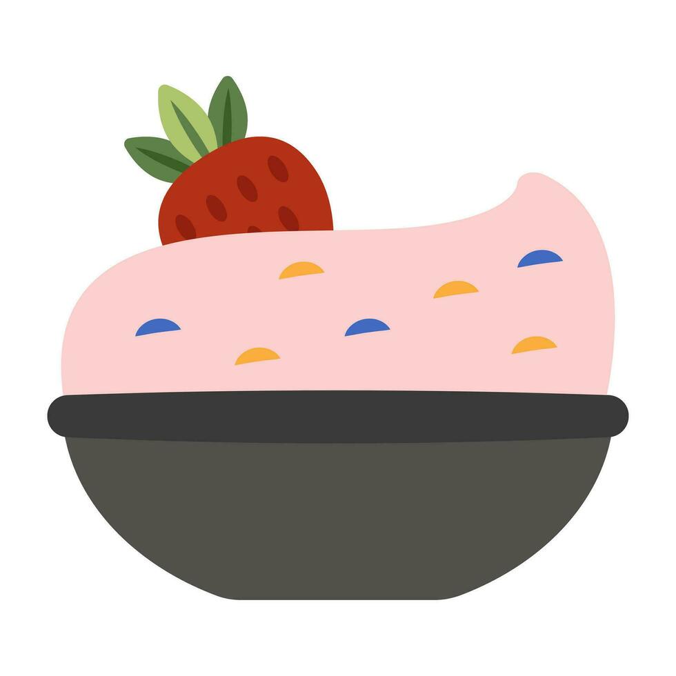 Food bowl icon in trendy design vector