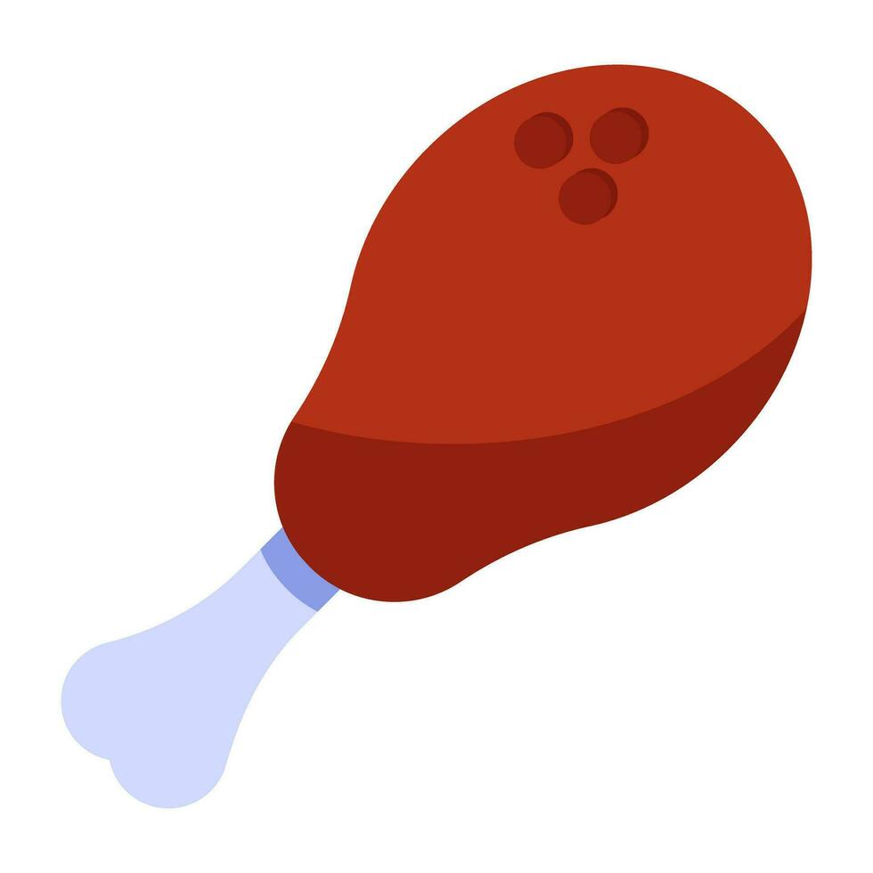 A perfect design icon of drumstick vector