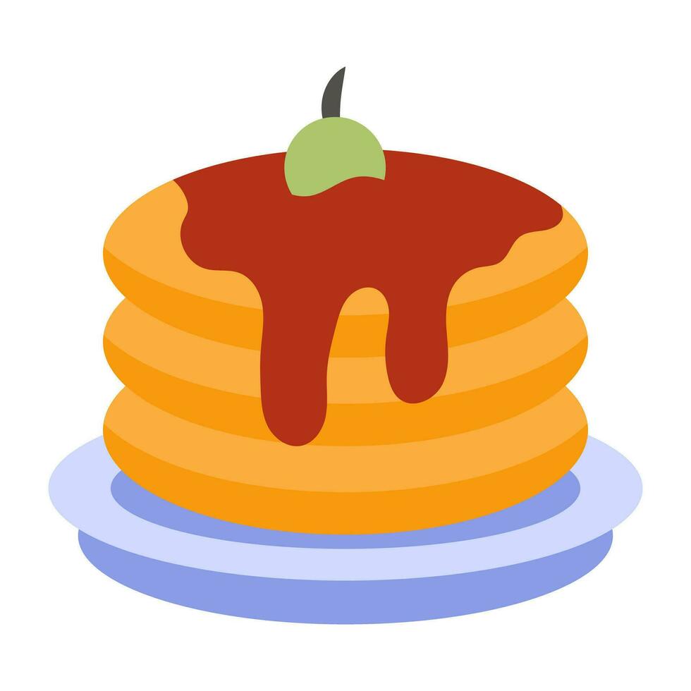 un icono de diseño perfecto de pastel vector