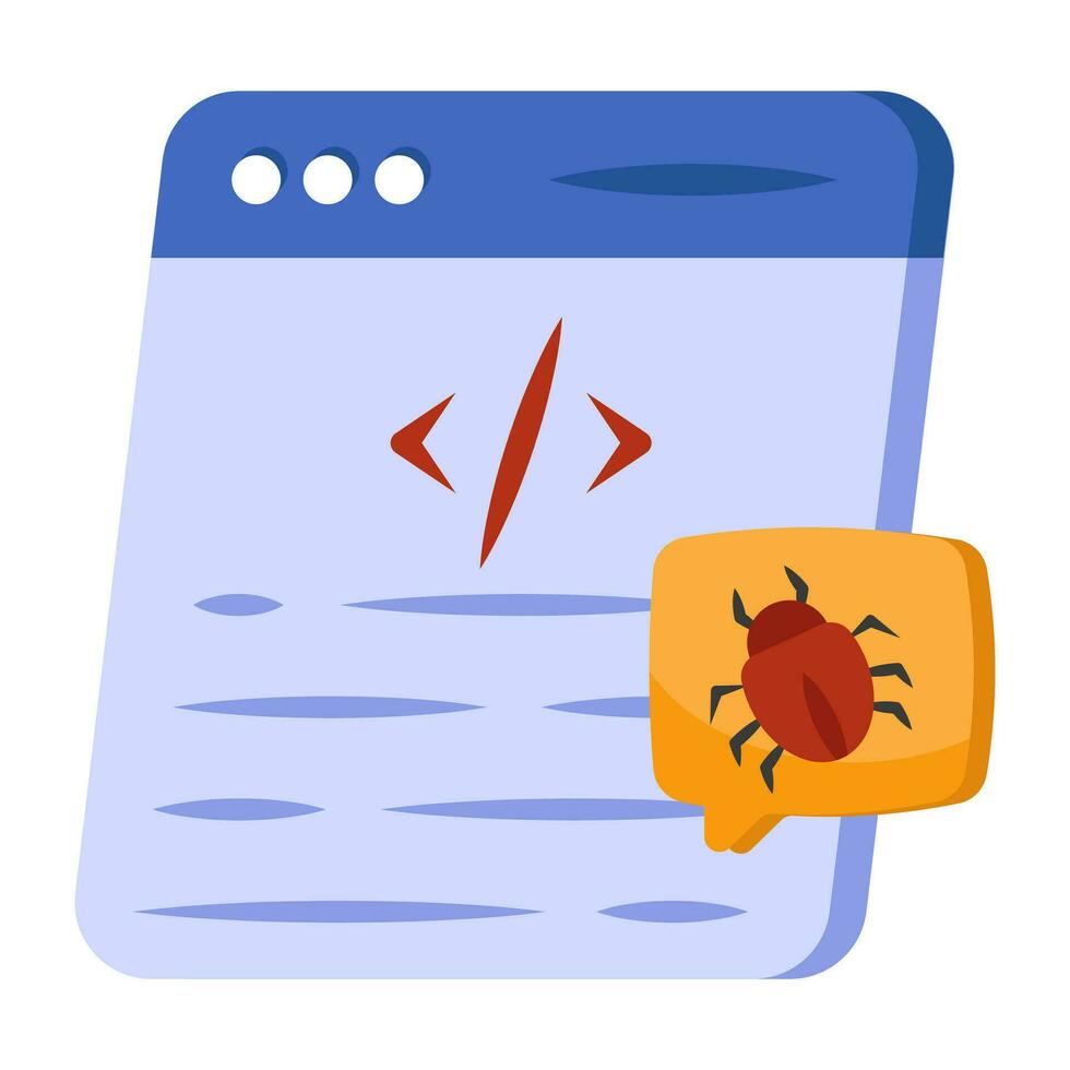 Unique design icon of web coding vector