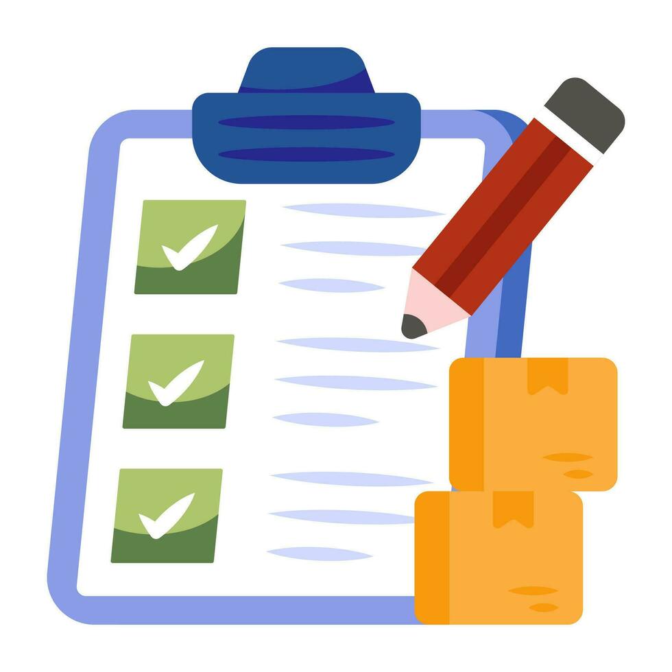 Perfect design icon of logistic list vector