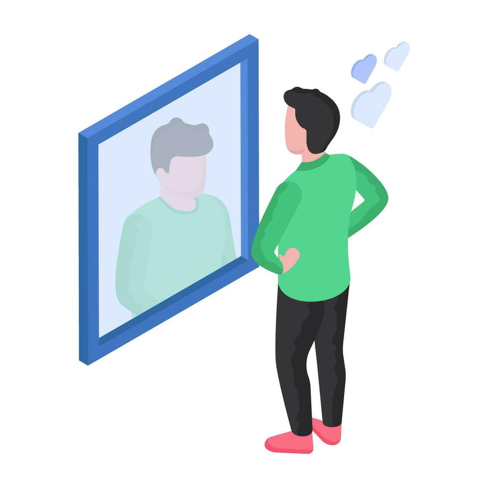 A modern design illustration of anorexia vector
