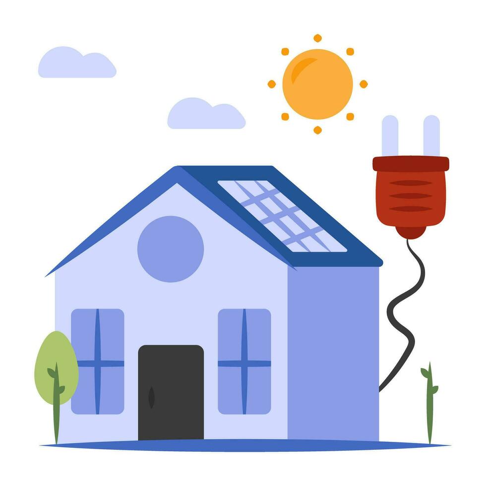 Vector design of solar home